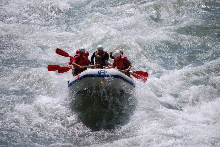 rafting on the Lim River