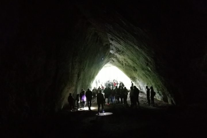 entrance to the Ice Cave Uvac