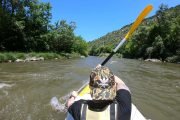 Kayak adventure on the Ibar river