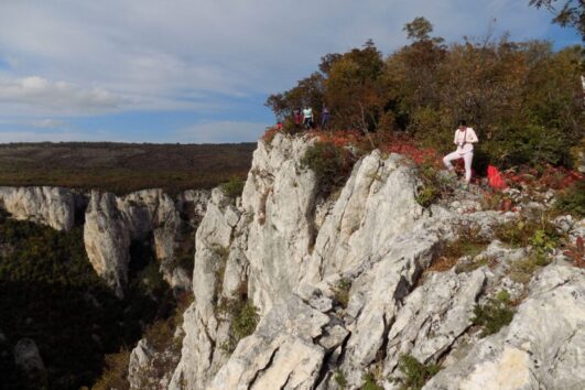 Lazarev kanjon vidikovci hiking