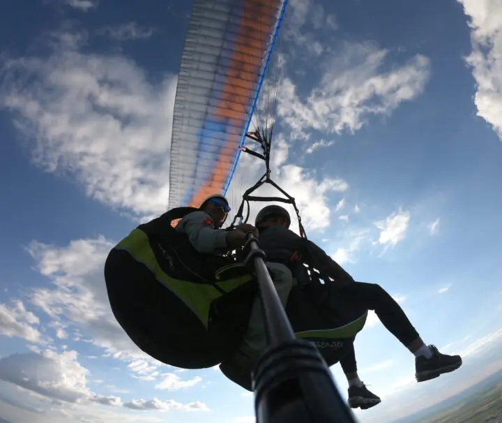 Paragliding on Rajac