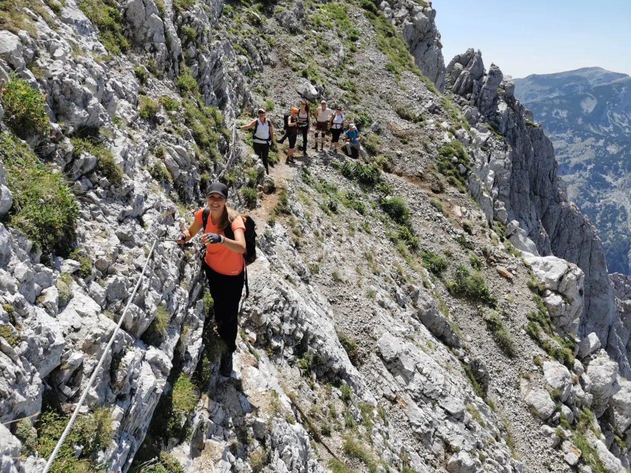 Ascend to Maglić peak