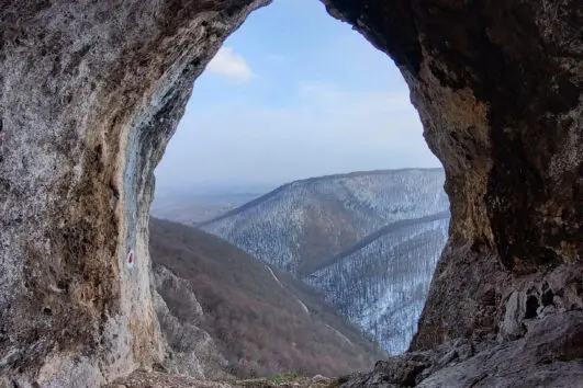 Planina Jelica, Stijenička prerast okno