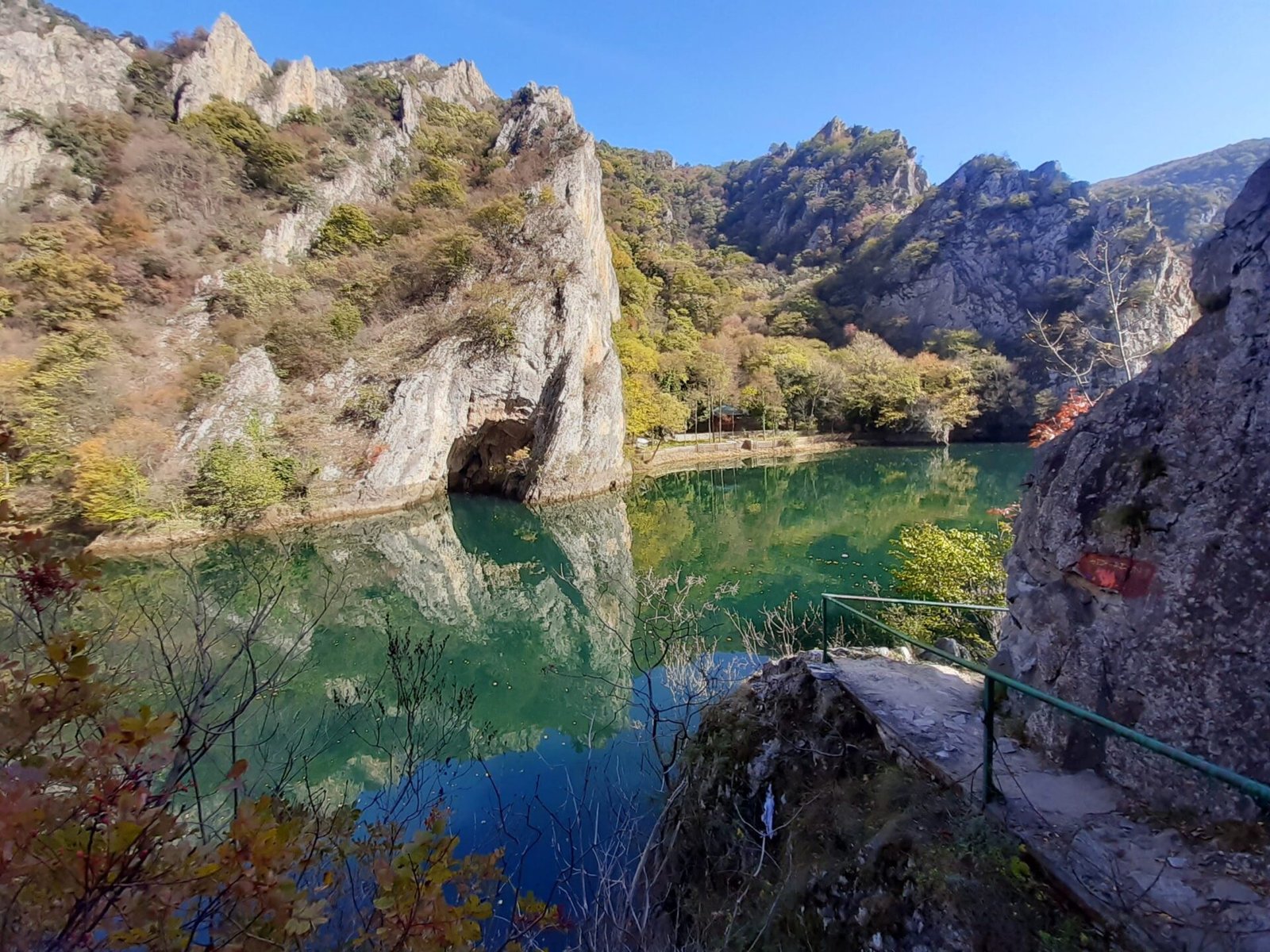Kanjon Matke u jesen, Severna Makedonija